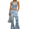 p-belb-p1 Pantaloni da tuta svasati in jersey rivestito