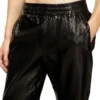 p-bru Pantaloni elasticizzati in pelle bollita p-bru Pantaloni elasticizzati in pelle bollita