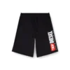p-crow-div Pantaloncini in felpa con maxi patch con logo p-crow-div Pantaloncini in felpa con maxi patch con logo