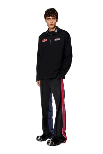 p-devlin Pantaloni ibridi in lana fresca e jersey tecnico