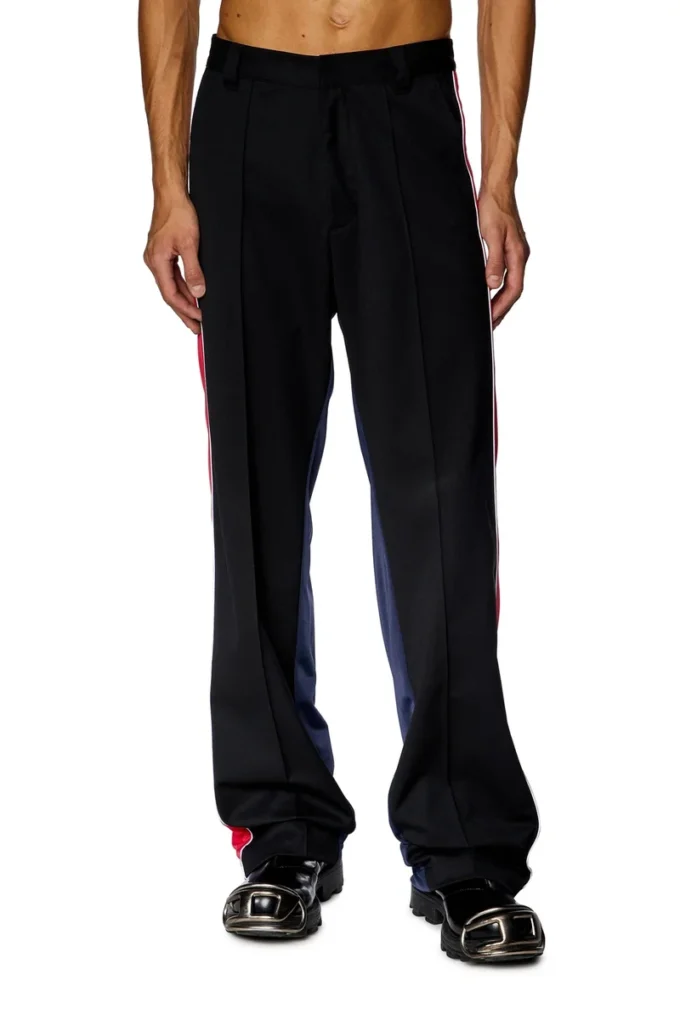 p-devlin Pantaloni ibridi in lana fresca e jersey tecnico p-devlin Pantaloni ibridi in lana fresca e jersey tecnico