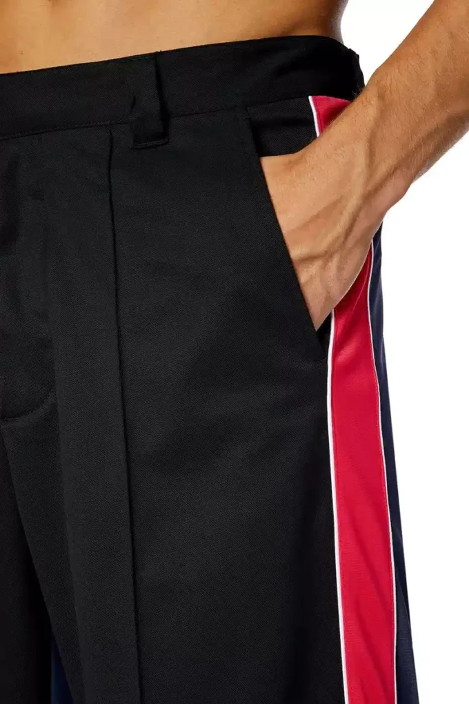 p-devlin Pantaloni ibridi in lana fresca e jersey tecnico p-devlin Pantaloni ibridi in lana fresca e jersey tecnico