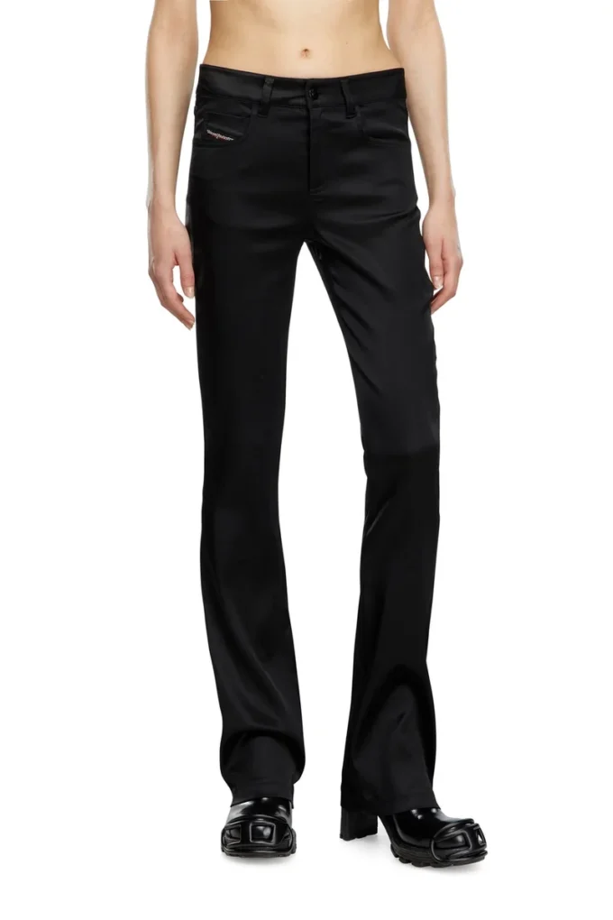 p-ebbey Pantaloni 5 tasche in raso elasticizzato