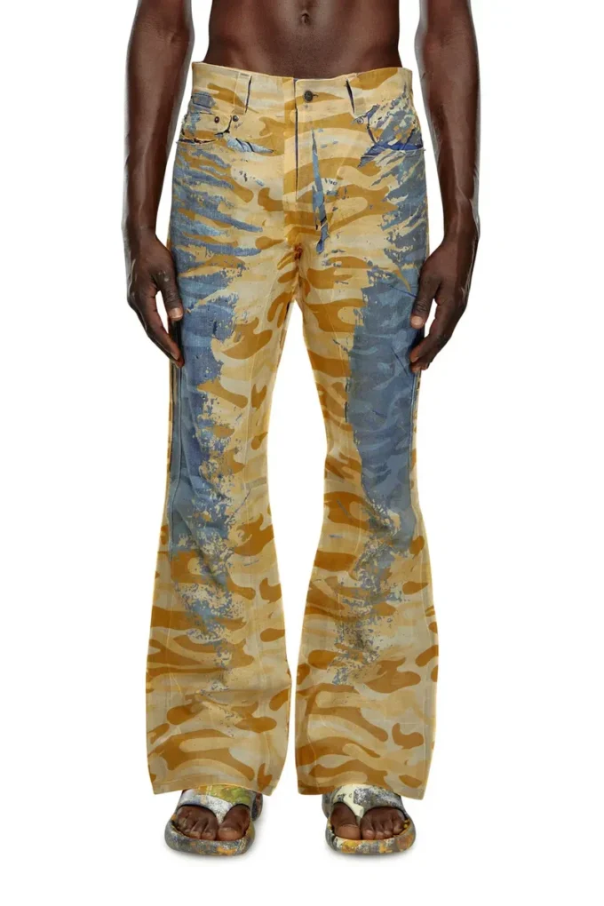 p-fro-dev Pantaloni mimetici con mussola peel-off p-fro-dev Pantaloni mimetici con mussola peel-off