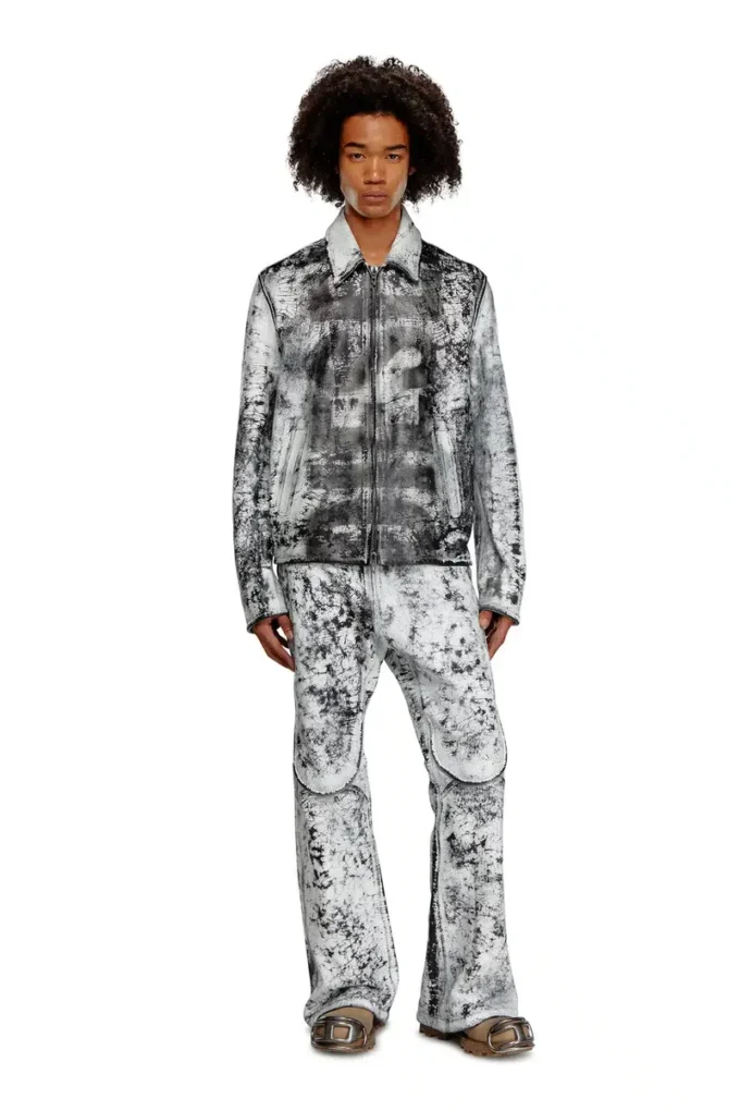 p-gen Pantaloni in pelle trattata p-gen Pantaloni in pelle trattata