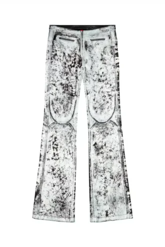 p-gen Pantaloni in pelle trattata