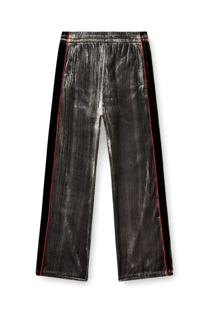 p-hay Pantaloni da tuta in velluto trattato