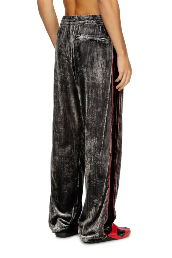 p-hay Pantaloni da tuta in velluto trattato