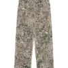 p-hokney Pantaloni mimetici con finitura destroyed