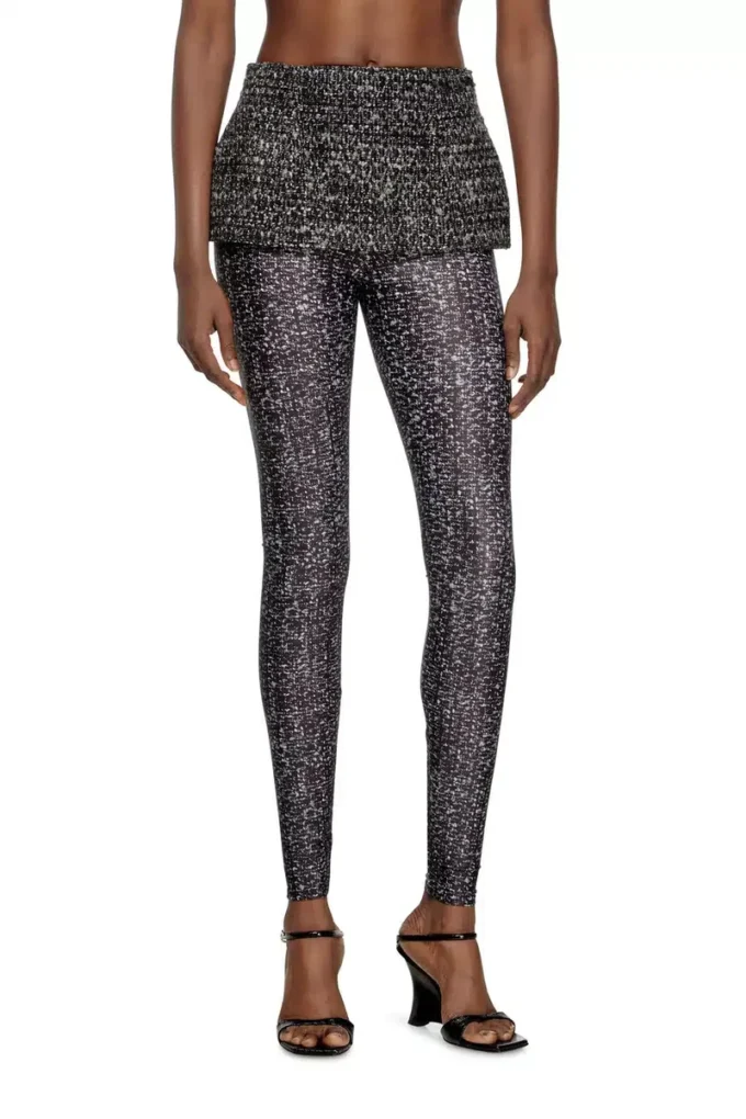 p-hour Gonna bouclé con leggings p-hour Gonna bouclé con leggings