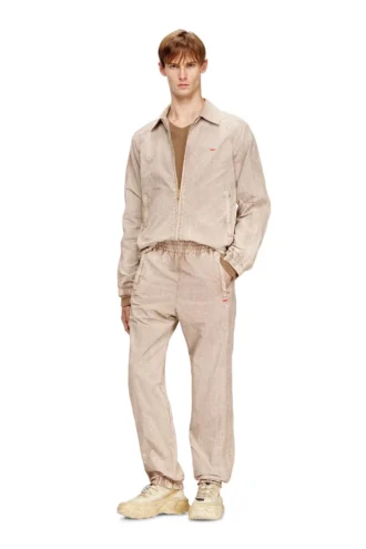 p-iusko-ag Pantaloni in nylon lavato con fasce laterali