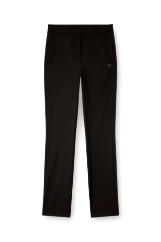 p-lacer-r2 Pantaloni in misto lana con tasche a filetto