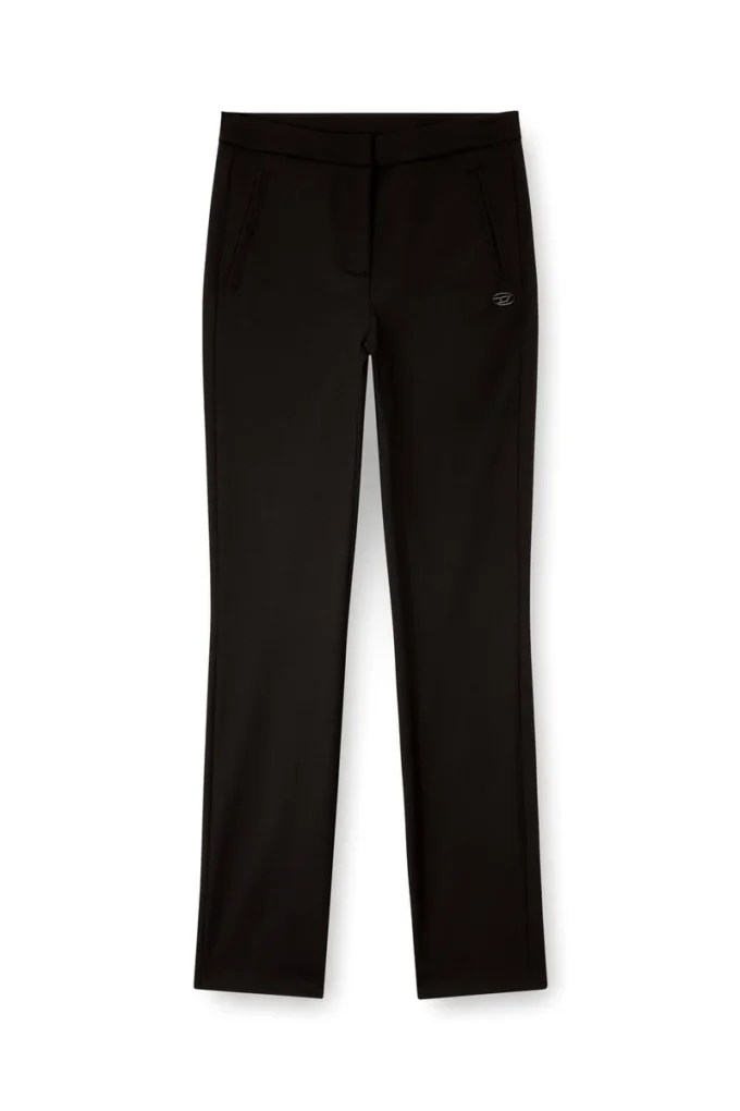p-lacer-r2 Pantaloni in misto lana con tasche a filetto