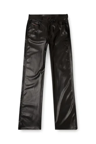 p-lain Pantaloni cinque tasche in tessuto spalmato