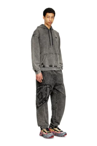 p-marky-den Pantaloni in cotone biologico con toppa ovale D