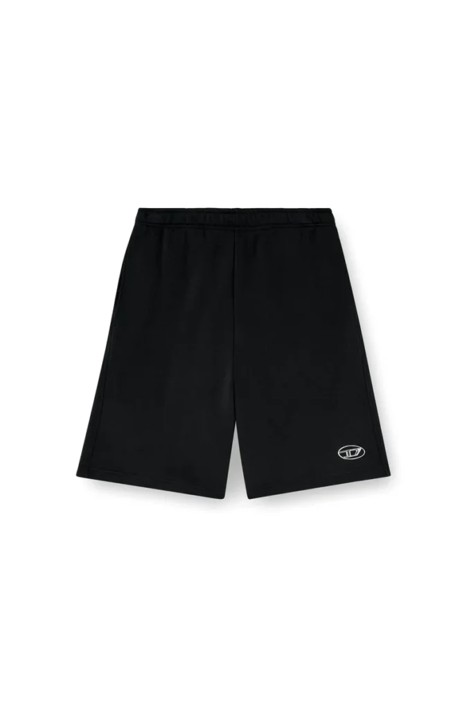 p-marshy-od Pantaloncini in felpa con Oval D argentato p-marshy-od Pantaloncini in felpa con Oval D argentato