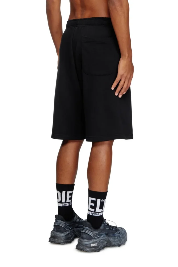 p-marshy-od Pantaloncini in felpa con Oval D argentato p-marshy-od Pantaloncini in felpa con Oval D argentato