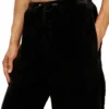 p-martial Pantaloni in velluto a coste con coulisse
