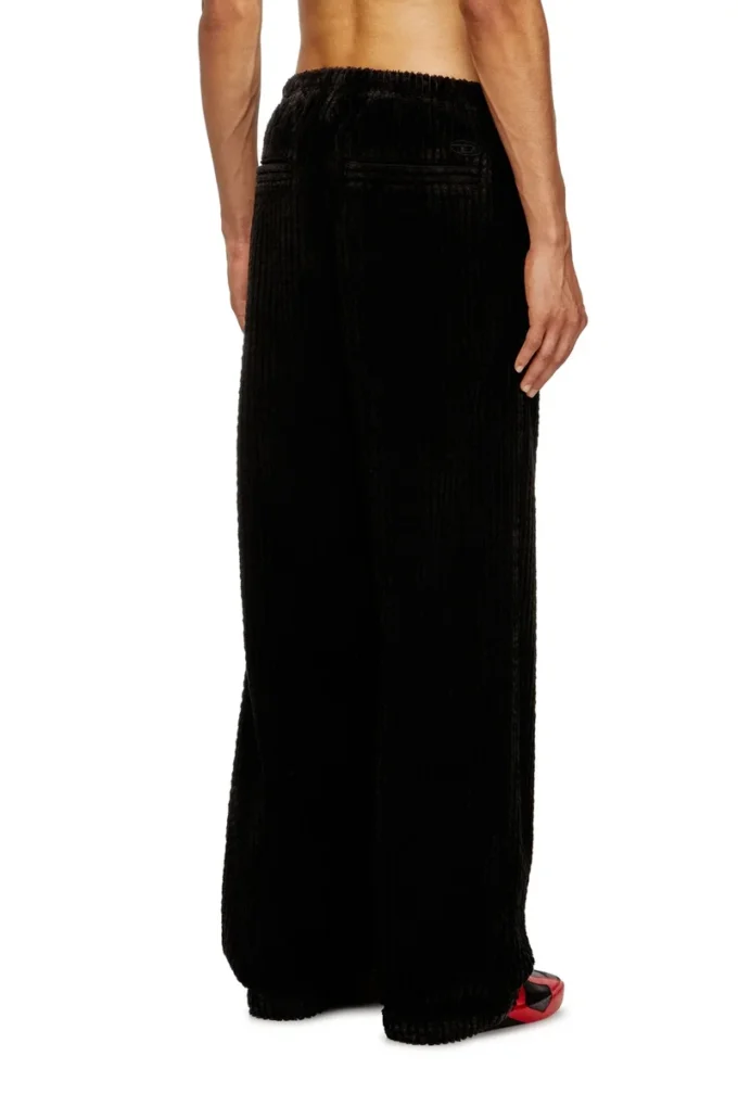 p-martial Pantaloni in velluto a coste con coulisse
