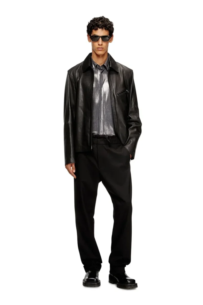 p-owers Pantaloni in misto lana con elastico in vita