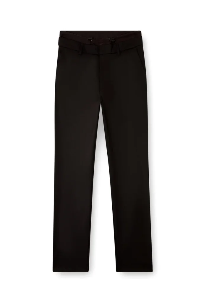 p-owers Pantaloni in misto lana con elastico in vita