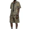 p-ramos-short-epbw Pantaloncini cargo con stampe mimetiche miste