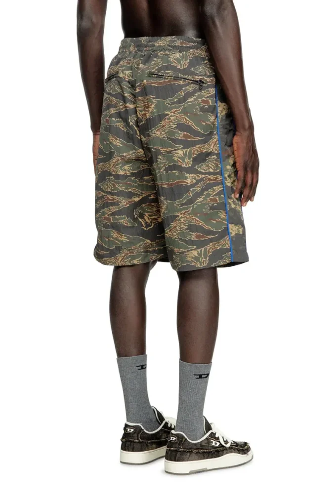 p-ramos-short-epbw Pantaloncini cargo con stampe mimetiche miste