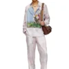 p-theck-a-ajfw Pantaloni da tuta con stampa medievale