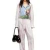 p-theck-a-ajfw Pantaloni da tuta con stampa medievale