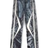 p-theck-bmcz Pantaloni da tuta in raso con effetto trompe l’oeil da motociclista p-theck-bmcz Pantaloni da tuta in raso con effetto trompe l’oeil da motociclista