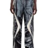 p-theck-bmcz Pantaloni da tuta in raso con effetto trompe l’oeil da motociclista p-theck-bmcz Pantaloni da tuta in raso con effetto trompe l’oeil da motociclista