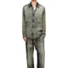 p-theck-lkct Pantaloni elasticizzati in viscosa effetto denim