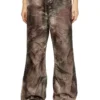 p-thug-pant Pantaloni in tela mimetica stropicciata p-thug-pant Pantaloni in tela mimetica stropicciata