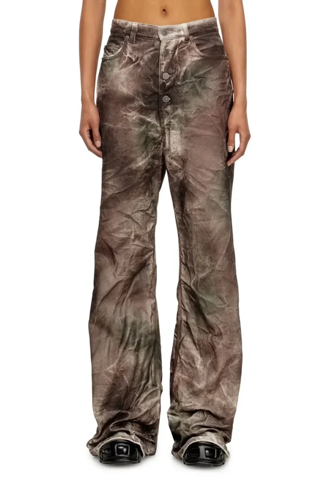 p-thug-pant Pantaloni in tela mimetica stropicciata p-thug-pant Pantaloni in tela mimetica stropicciata