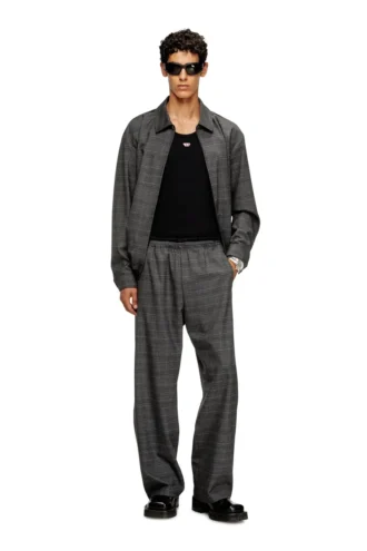 p-tilson Pantaloni in lana con coulisse in vita