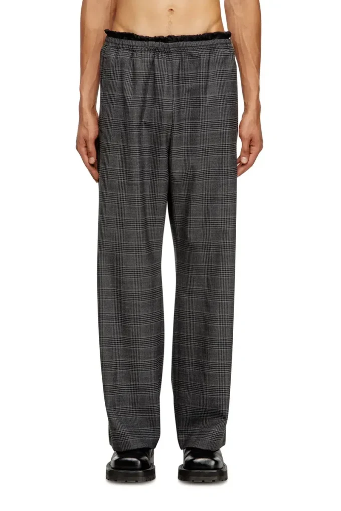p-tilson Pantaloni in lana con coulisse in vita
