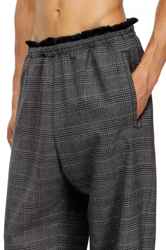 p-tilson Pantaloni in lana con coulisse in vita