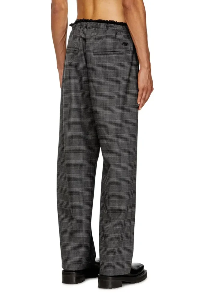 p-tilson Pantaloni in lana con coulisse in vita