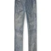 p-vyll-qmbw Pantaloni in pelle dal taglio jeans