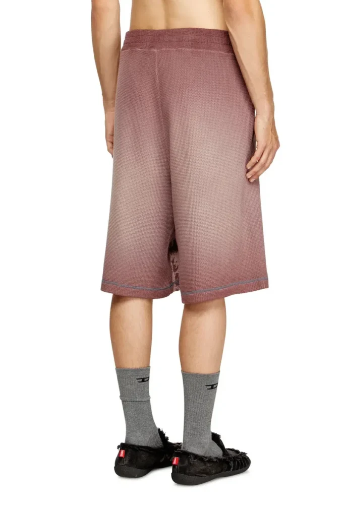 p-warky-short Pantaloncini waffle con stampa medievale