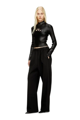 p-yrite-r2 Pantaloni in lana con coulisse