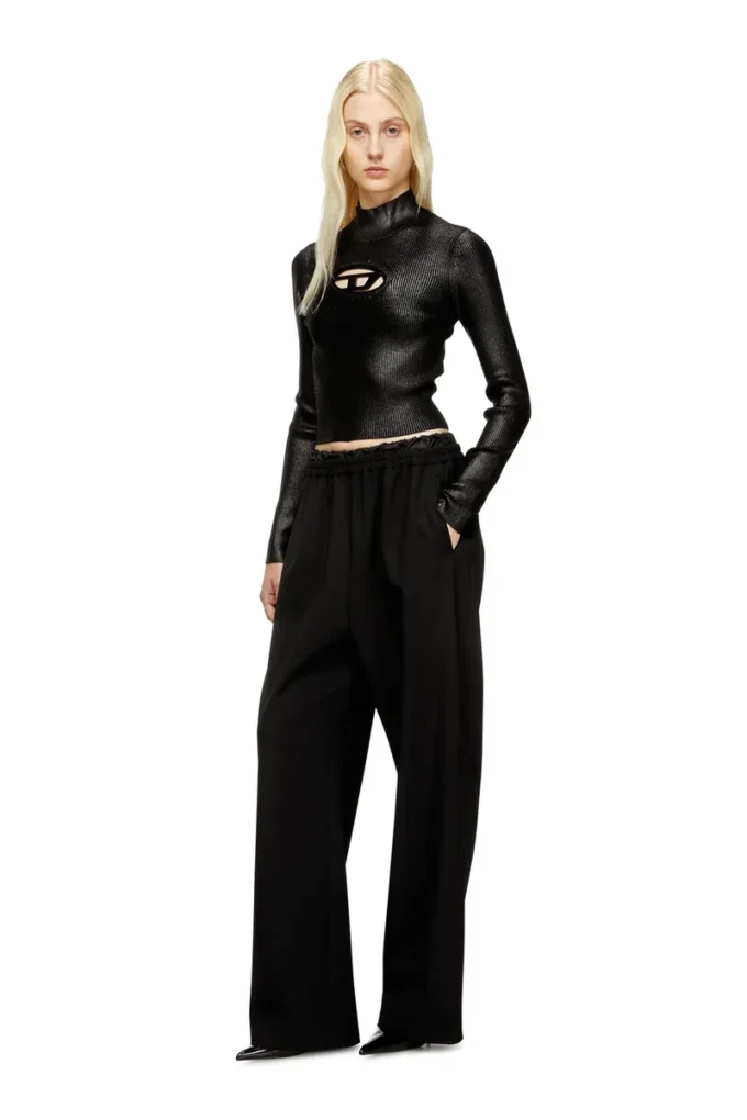 p-yrite-r2 Pantaloni in lana con coulisse p-yrite-r2 Pantaloni in lana con coulisse
