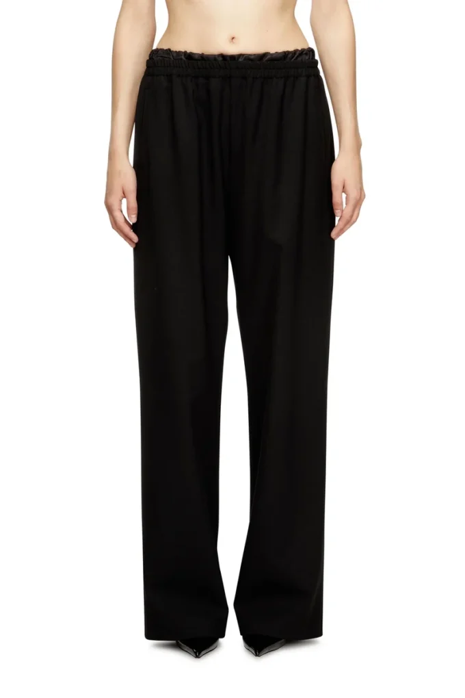 p-yrite-r2 Pantaloni in lana con coulisse p-yrite-r2 Pantaloni in lana con coulisse