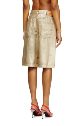 Pantaloncini dile_luna Pantaloncini in denim metallizzato effetto consumato Pantaloncini dile_luna Pantaloncini in denim metallizzato effetto consumato