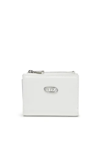 Play bi-fold zip ii Portafoglio piccolo in pelle lucida