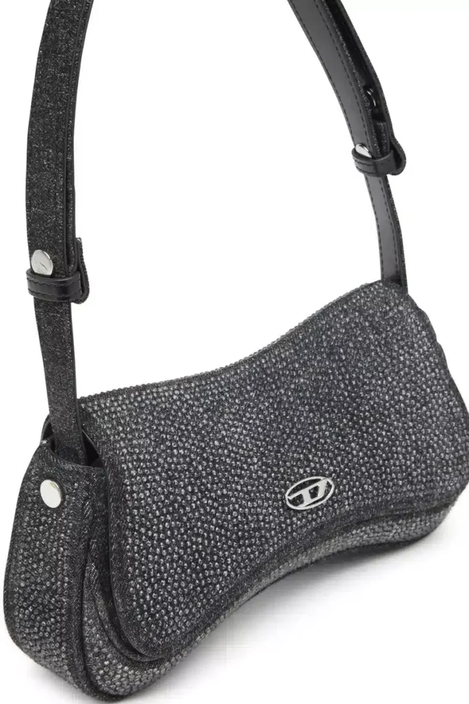 play clutch Play-Clutch in denim cristallizzato