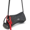 play clutch Play-Clutch in denim cristallizzato