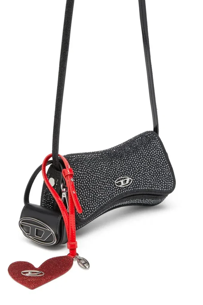 play clutch Play-Clutch in denim cristallizzato