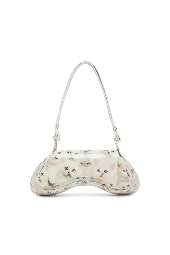 play crossbody Borsa a tracolla Play in PU lucido stampato play crossbody Borsa a tracolla Play in PU lucido stampato
