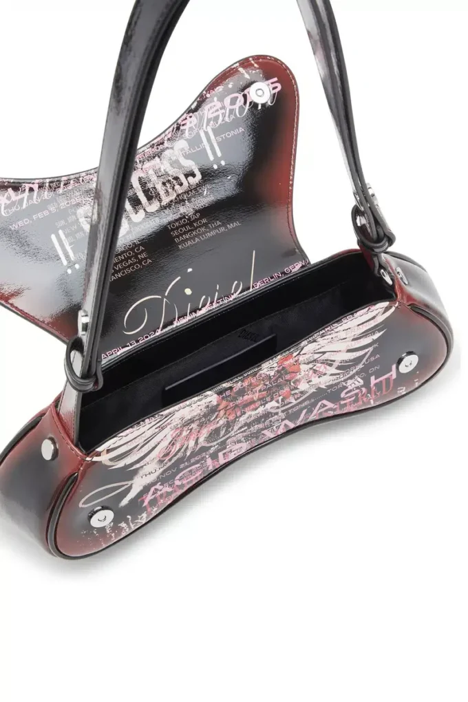 play crossbody Borsa a tracolla Play in PU lucido stampato play crossbody Borsa a tracolla Play in PU lucido stampato